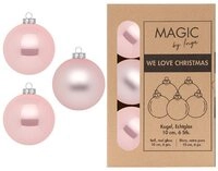 MAGIC by Inge Weihnachtsbaumkugel, Weihnachtskugeln Glas 10cm 6 St&uuml;ck - Lovely