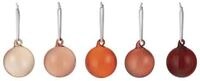 IITTALA Christbaumschmuck Rot 4 cm (5-tlg), mundgeblasen