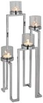 Fink Kerzenhalter GRANT, Weihnachtsdeko (1 St), aus Edelstahl und Glas, 4-flammig,