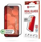 Displex Displayschutzglas Real Glass FC f&uuml;r Apple iPhone 15, Apple iPhone 15 Pro,