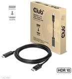 CLUB3D DisplayPort 1.4 to HDMI 4K120Hz or 8K60Hz HDR10 Cable M/M 3m/9.84ft...