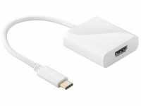 Goobay Stiftmine Goobay 66259 USB-C™-Adapter HDMI, weiß, Weiß, 0.2 m -