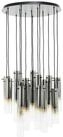 Brilliant Pendelleuchte Glasini, ohne Leuchtmittel, 199 x 52 cm, 14 x E14,...