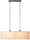 Brilliant Pendelleuchte Romm, ohne Leuchtmittel, 2flg oval holz hell/schwarz