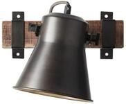 Brilliant Wandstrahler Decca, ohne Leuchtmittel, Wandspot schwarz stahl