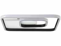 Brilliant LED Deckenleuchte Merapi in Weiß und Schwarz 3x 11,3W 3600lm eckig...