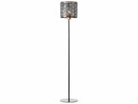 Brilliant Stehlampe Santy, ohne Leuchtmittel, 161 x 29 cm, E27, Metall/Bambus,