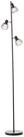 Brilliant Stehlampe Blacky, ohne Leuchtmittel, 3flg schwarz matt
