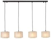 Brilliant Pendelleuchte Odar, ohne Leuchtmittel, 4 flammig, 113,5 cm H&ouml;he, E27,