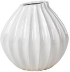 Broste Copenhagen Dekovase WIDE Vase M Keramik Ivory 25&nbsp;cm (Vasen), Wide Vase M