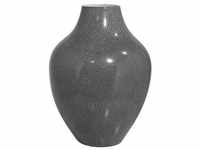 Fink Dekovase Vase GLORIA - grau - Porzellan - H.41cm x Ø 30cm, Handbemalter
