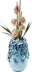 Kare Design Tischvase Vase Butterflies Lightblue 35cm
