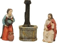 Krippenfigur Krippenfigur Jesus und die Samariterin am Jakobsbrunnen (3 St)