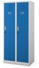 Jan Nowak Mehrzweckschrank Metall Umkleideschrank 80 cm KACPER 2 Abteile