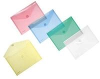 FOLDERSYS F&auml;chermappe Dokumententasche 40102 A5 farbig sortiert/transparent