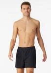 Boxershorts SCHIESSER "Cotton Casual", Herren, Gr. 4, schwarz (000, schwarz), Single