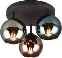 Reality Leuchten Deckenleuchte SHELDON, Deckenlampe 3-flammig exkl 3x E14 max...