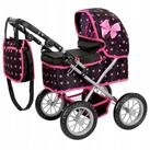 kinderplay Puppenwagen Puppenwagen mit Tasche &ndash; h&ouml;henverstellbar &ndash; Spielspa&szlig; ab