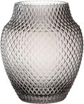 LEONARDO Tischvase Dekovase POESIA, Relief-Optik, in bauchiger Form (1 St), aus Glas,