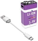 ANSMANN AG ANSMANN Li-Ion 9V-Block-Akku, Typ 400 (min. Akku