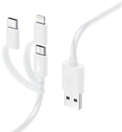 Hama USB-Kabel USB 2.0 USB-A Stecker, USB-C&reg; Stecker, Apple Lightning USB-Kabel