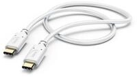 Hama Ladekabel, USB-C - USB-C, 1,5 m, Wei&szlig; USB-Kabel, USB-C, (150 cm)