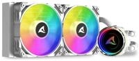 Sharkoon CPU K&uuml;hler Sharkoon S80 RGB White AIO 240mm, Wasserk&uuml;hlung, INTEL & AMD