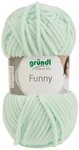 Gr&uuml;ndl Funny Chenille Wolle uni einfarbig zum Stricken H&auml;keln, Chenillegarn