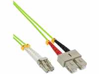 INTOS ELECTRONIC AG InLine® LWL Duplex Kabel, LC/SC, 50/125µm, OM5, 7,5m...