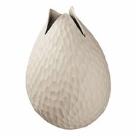 ASA SELECTION Dekovase Carve Handgefertigt Steinzeug Beige 22 cm 1362011...