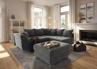 COLLECTION AB Ecksofa Innsbruck L-Form, B: 247 cm, 3 Zierkissen, Federkern