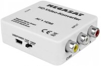 Megasat 900196 - HD-Video-Konverter - AV zu HDMI - schwarz HDMI-Adapter zu HDMI