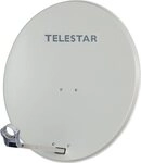 TELESTAR Digirapid 60 A lichtgrau SAT-Antenne (Spiegel aus aluminium, Offsetwinkel