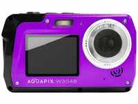 Aquapix Unterwasserkamera W3048-I Edge violet Kompaktkamera (Unterwasserkamera,