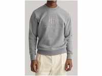 Gant Sweatshirt D1. TONAL ARCHIVE SHIELD C-NECK mit Logostickerei auf der...