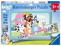 Ravensburger 2 Puzzles – Spaß mit Bluey (12 Teile)