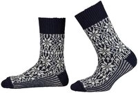 Hirsch Natur Socken Hirsch Natur Unisex-Wollsocken 'Norweger Sternenmu