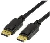 LogiLink LOGILINK DisplayPort-Kabel CV0119 Stecker/Stecker 8K 60Hz schwarz 1m