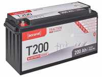 accurat Accurat Traction T200 LFP BT 12V LiFePO4 Lithium Batterie 200Ah...
