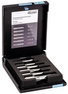 V&Ouml;LKEL Gewindeschneider Gewindeschneidzeugsatz M6-M10/G1/4-G1/8&Prime; HSS-G 6-tlg 47008