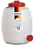Graf Aufbewahrungsbox GRAF Fass 15 l PE wei&szlig; - 825051