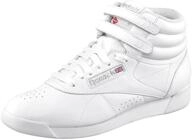 Sneaker REEBOK CLASSIC "Freestyle Hi", Damen, Gr. 36, wei&szlig; (int, wei&szlig;, silber),