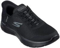 Slip-On Sneaker SKECHERS "GO WALK FLEX-GRAND ENTRY", Damen, Gr. 37, schwarz (schwarz,