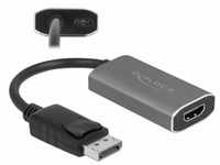 Delock Aktiver Adapter, DisplayPort Stecker > HDMI 8K Buchse Audio- & Video-Adapter