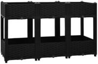 vidaXL Hochbeet, Kr&auml;uterhochbeet 120x40x71 cm Polypropylen