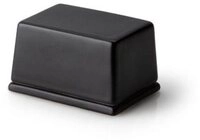 Continenta Butterdose f&uuml;r 125 g Butter Schwarz, Keramik