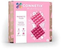 Connetix Pastel Pink & Berry Basisplatten verst&auml;rkte Magnete Lernspiel