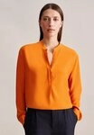 seidensticker Klassische Bluse 1/1 V-Neck Uni