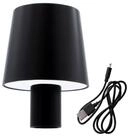 Spetebo LED Tischleuchte Akku Touch Flaschenleuchte mit 60 LED 14 x 10 cm, dimmbar,