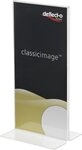 Deflecto Stehsammler Tischaufsteller Classic Image gerade DINlang transparent